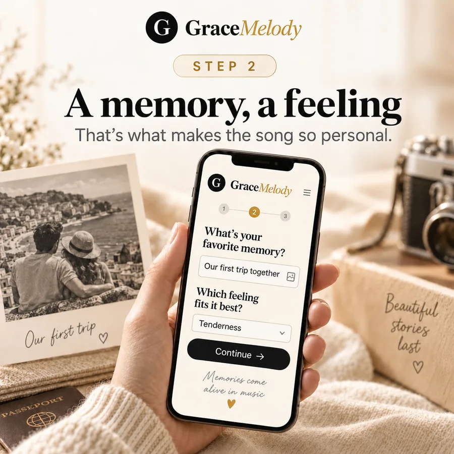 Step 2: A memory, a feeling