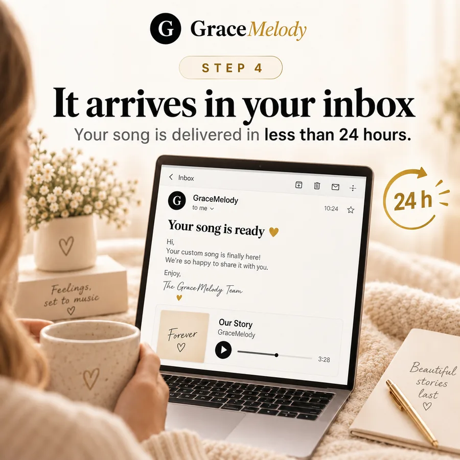 Step 4: It arrives in your inbox in less than 24 hours