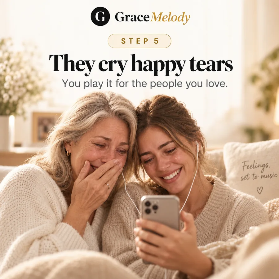 Step 5: They cry happy tears